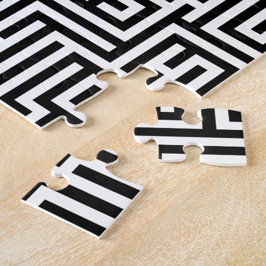Schwarzweiss-Labyrinthlabyrinth Puzzle (Seite)