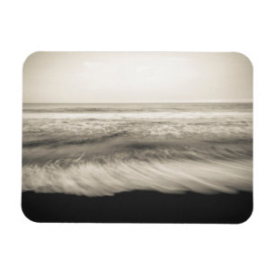 Schwarzweiß-Landschaft, Hawaii Magnet