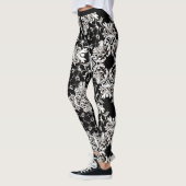 Schwarzweiß Leggings (Links)