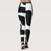 Schwarzweiß Leggings (Rückseite)
