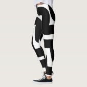 Schwarzweiß Leggings (Links)