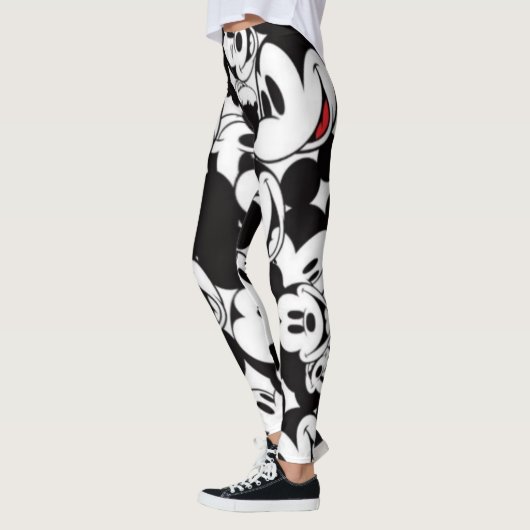 Schwarzweiß Leggings (Links)