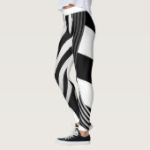 Schwarzweiß Leggings (Links)