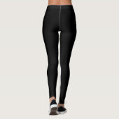 Schwarzweiss Leggings (Rückseite)