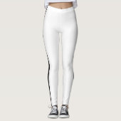 Schwarzweiss Leggings (Vorderseite)