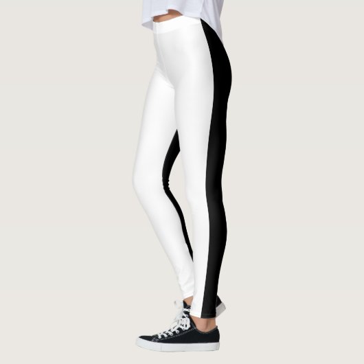 Schwarzweiss Leggings (Links)