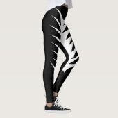 Schwarzweiss-Leggings Leggings (Rechts)