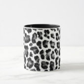 Schwarzweiss-Leopard-Druck Tasse (Zentrum)