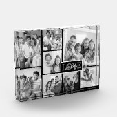 Schwarzweiß-Liebe Fotoblock (Links)