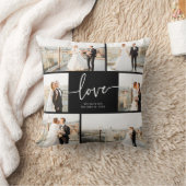 Schwarzweiß-Liebe-Kissen Kissen (Decke)