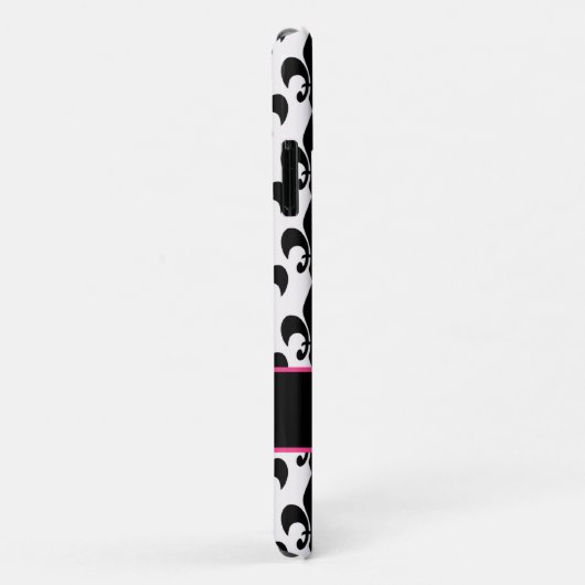 Schwarzweiss-Lilie iPhone 5 Kasten Case-Mate iPhone Hülle (Hinten/Rechts)