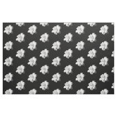 Schwarzweiss-Lilie Stoff (Fat Quarter (45,7 x 55,9 cm))