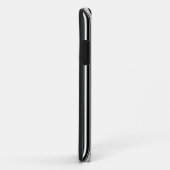 Schwarzweiss-Linien Case-Mate iPhone Hülle (Hinten/Rechts)