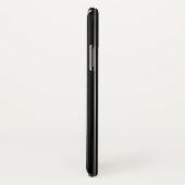 Schwarzweiss-Linien Case-Mate iPhone Hülle (Hinten/Rechts)