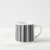 Schwarzweiss-Linien Espressotasse (Rechts)