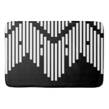 Schwarzweiß-Linien gestapelt