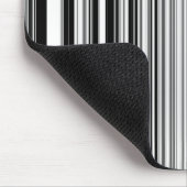 Schwarzweiss-Linien Mousepad (Ecke)