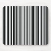 Schwarzweiss-Linien Mousepad (Vorne)