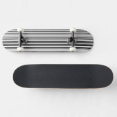 Schwarzweiss-Linien Skateboard (Horizontal)