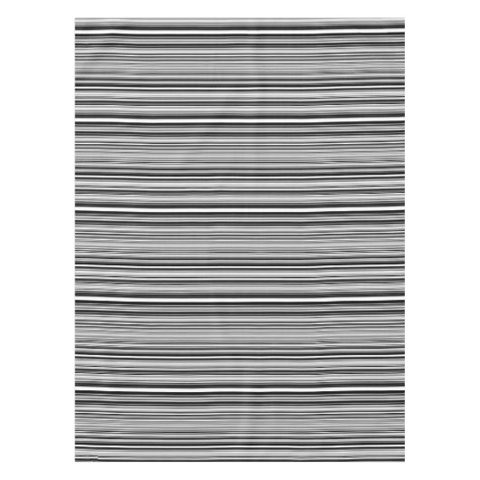 Schwarzweiss-Linien Tischdecke (Vorderseite)