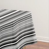 Schwarzweiss-Linien Tischdecke (Beispiel)