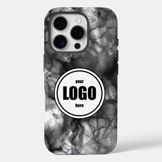 Schwarzweiß-Logos Case-Mate iPhone Hülle (Rückseite)