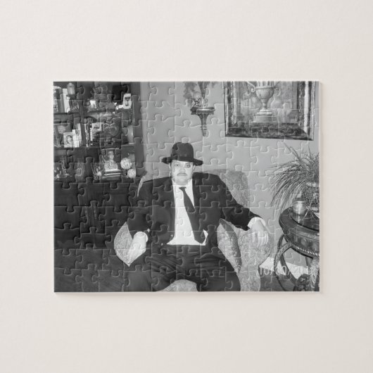 Schwarzweiss-Mafiapuzzlespiel Puzzle (Horizontal)