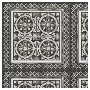 Schwarzweiss-Mandala-Motiv durch Visions-Studio Stoff