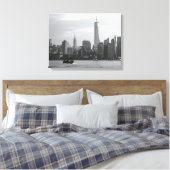Schwarzweiß Manhattan Leinwanddruck (Insitu (Schlafzimmer))