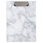 Schwarzweiss-Marmor Klemmbrett (Vorderseite)
