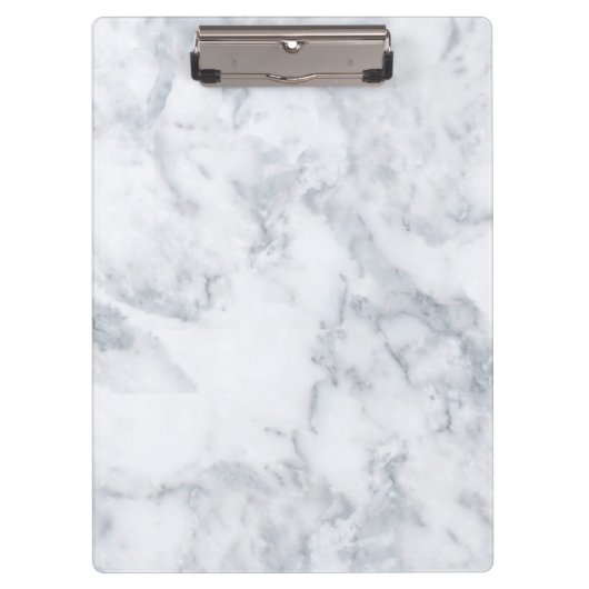Schwarzweiss-Marmor Klemmbrett (Vorderseite)