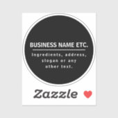 Schwarzweiß-Mehrzweck-Transparent Aufkleber (Blatt)