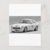 Schwarzweiß-MG Postkarte (Vorderseite)