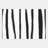 Schwarzweiß minimal geschenkpapier set (Vorderseite 3)