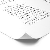 Schwarzweiß Minimalistisch 20 Tischdrucke oder Dig Poster (Ecke)