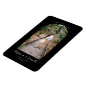 Schwarzweiß mit Arch-Foto gerettet Magnet (Linke Seite)