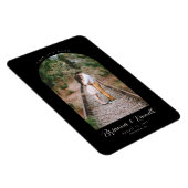 Schwarzweiß mit Arch-Foto gerettet Magnet (Rechte Seite)