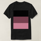 Schwarzweiß mit Baker Miller Rosa Grafik T-Shirt (Design vorne)