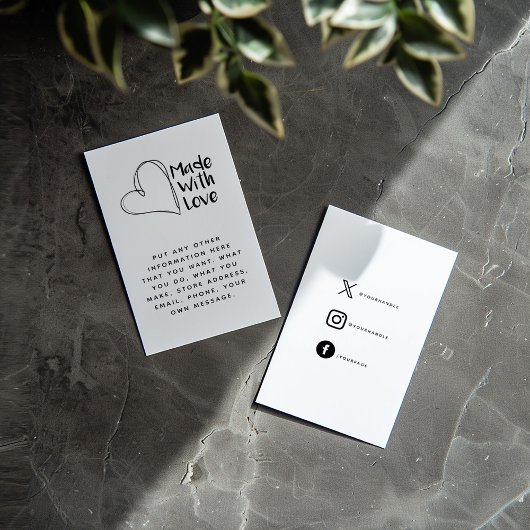 Schwarzweiß mit Liebe, herzliche soziale Verbindun Begleitkarte