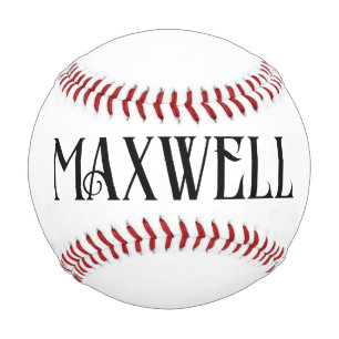 Schwarzweiß-Moderne Typografie Baseball