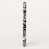 Schwarzweiß - modernes Muster Case-Mate iPhone Hülle (Hinten/Rechts)