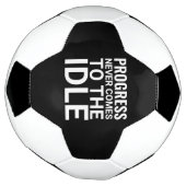 Schwarzweiß-Motivierend Sprichwort Inspiration Fußball (Gedreht)