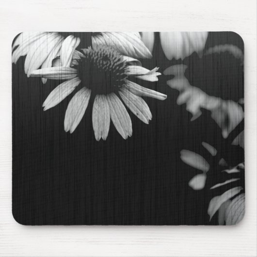 Schwarzweiß Mousepad (Vorne)