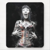 Schwarzweiss Mousepad (Vorne)