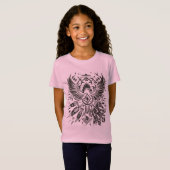 Schwarzweiß-Multidesign T-Shirt (Vorne ganz)