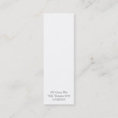 Schwarzweiss-Murray Hill Mini Visitenkarte (Rückseite)