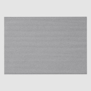 Schwarzweiss-Nadelstreifen-Streifen-Seidenpapier Seidenpapier