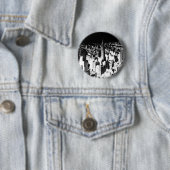 Schwarzweiß New York Button (Beispiel)