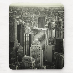 Schwarzweiss-New- York CitySkyline Mousepad