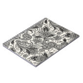 Schwarzweiß Notizblock (Linke Seite)